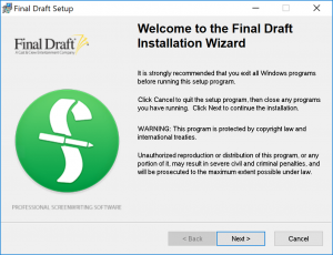 Final Draft 12.0.9 Build 33 with Crack Serial Key