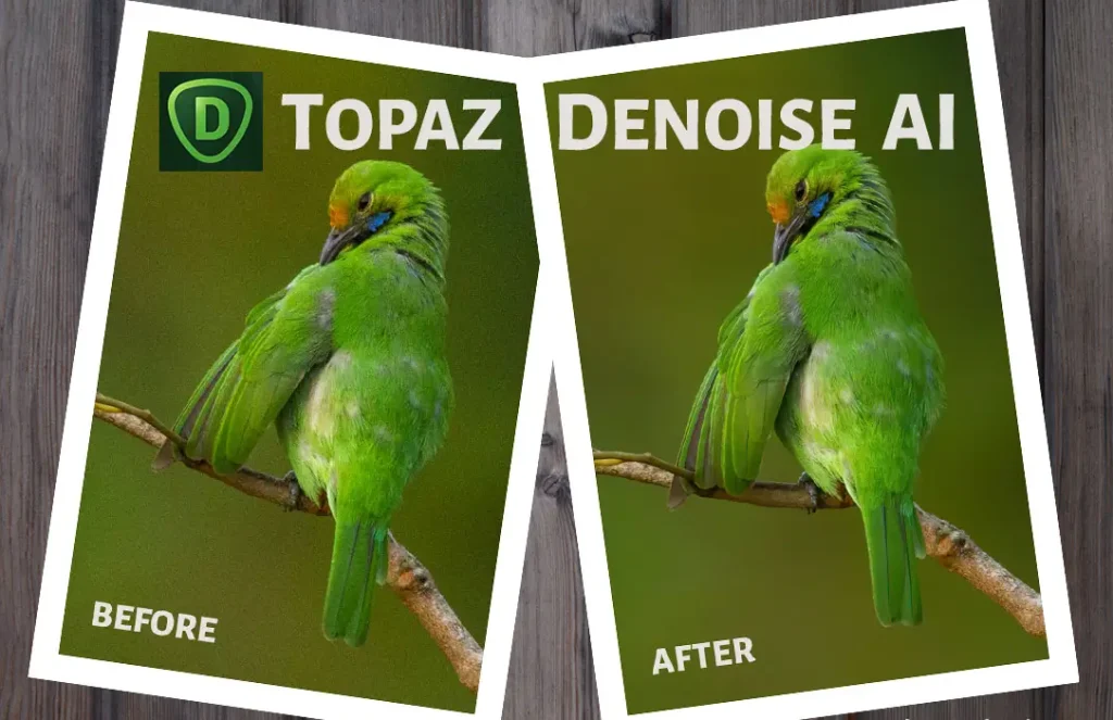 Topaz DeNoise AI woking