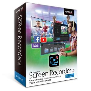CyberLink Screen Recorder Deluxe 4 Crack Latest